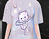 Galaxy Cat Long Tshirt