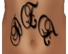 Dee belly tattoo