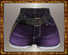 Purple Cargo Shorts