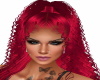 Long Curly Coral  Hair