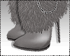 Fur Boots grey