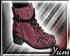 /Y/Pink lace boots
