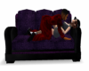 purple gothic couch
