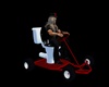 Toilet Bowl Go-Kart Red!