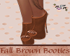 Fall Brown Booties