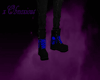 !N Skull Boots (BLUE)