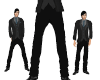 [JA]suit pant gray black