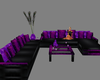 purple & blk club sofa