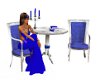 1 animated table chair