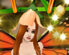 }T{Orange flower hat