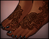# feet henna | brown v2
