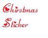 Stocking Sticker