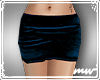 !Short velv skirt blue