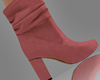 S_ Pink Suede Boots