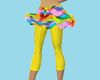 Rainbow Frilly w/legging