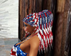 American Flag Hair