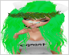 Green Fern Hair