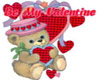 Valentine love sticker