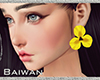 [Bw] Yw Flower Earrings