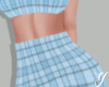 Y| Blue Plaid Skirt