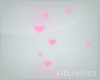 V~| Pink hearts sparkle