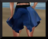 terry blue skirt