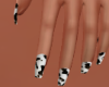 Cow Print Nails