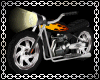 Flamed Harley Davidson