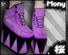 x Platform Shoes Purple