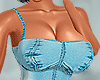 *Washed Denim Mini Dress