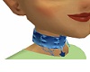 Blue Metalic Collar
