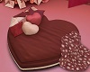 valentine chocolate bed