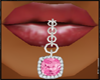Pink Diamond Lip Ring