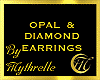 OPAL & DIAMOND EARRINGS