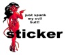 spank me sticker
