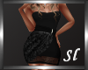 (SL) Black Wrap dress