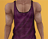 Purple Mesh Tank Top (M)