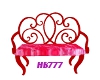 HB777 Valentine's Bench