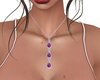 Purple Crystal Necklace