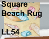 Square Beach Rug