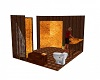 Brown+Gold Bathroom Set