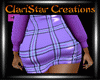 *CS* Purple Plaid Dress