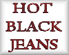 Frill Black Jeans