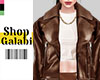 ❡ Brown Leather Jacket