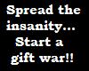 Spread the insanity...