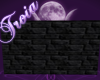 {T} Black Brick Wall