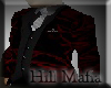 ]Hill[ Blk/Red Silk Suit