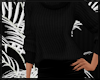 Black Sweater C Neck ~