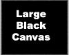 Large Black Canvas