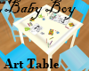 Baby Boy Art Table
